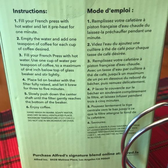 Alfred But First Coffee Press - Picture 3 of 5